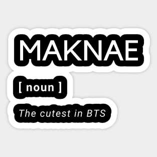 MAKNAE MEANING Sticker